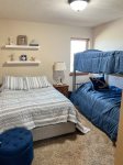 Guest room with full and twin/twin bunk beds